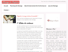 Tablet Screenshot of mariage-bapteme.com